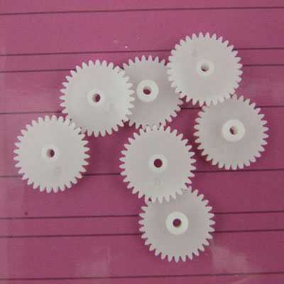 RCToy357.com - 0.5 module single-layer gear 322A plastic gear reduction gear toy model making（4pcs） - Click Image to Close