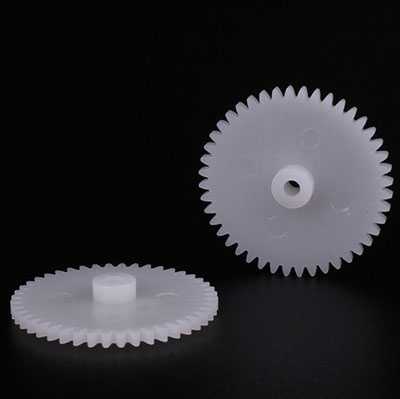 RCToy357.com - 442A toy gear single-layer gear plastic gear technology small production model parts DIY toy parts（4pcs）