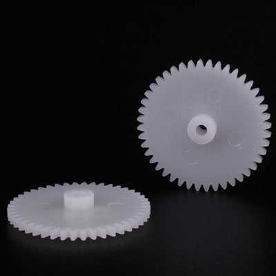 (image for) 442A toy gear single-layer gear plastic gear technology small production model parts DIY toy parts（4pcs）
