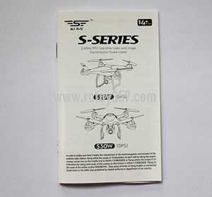 RCToy357.com - SJ R/C S30W RC Quadcopter toy Parts English manual [Dropdown]