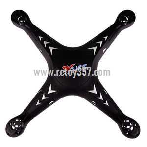 RCToy357.com - SJ R/C X300-1 X300-1C X300-1CW RC Quadcopter toy Parts Upper cover[Black]X300-1