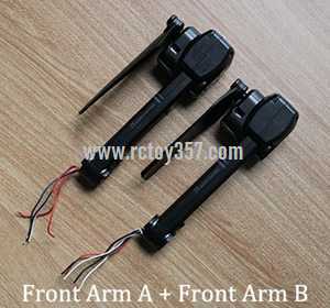 RCToy357.com - SJ R/C Z5 RC Drone toy Parts Front Arm A (front left arm) + Front Arm B (front right arm)