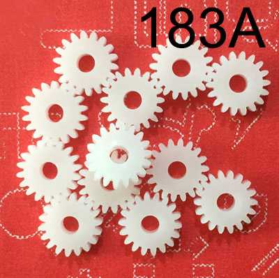 RCToy357.com - 183A gear hole inner diameter 2.95MM 18 teeth single-layer main shaft gear diameter 10MM toy building block 0.5 module (4pcs)