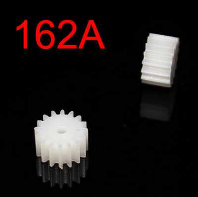 (image for) Spindle straight tooth gear 162A 0.5 module 16 teeth 1.95MM bore inner diameter motor car model motor gear parts (4pcs)