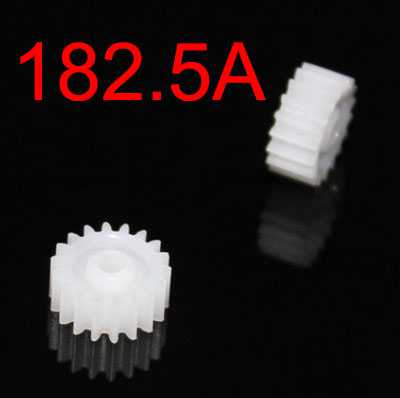 RCToy357.com - Spindle straight tooth gear 182.5A 0.5 module 16 teeth 2.45MM bore inner diameter motor car model motor gear parts (4pcs)