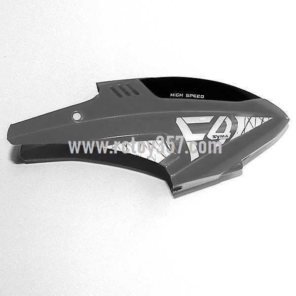 RCToy357.com - SYMA F4 toy Parts Head cover\Canopy(Black)