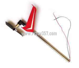 RCToy357.com - [New version]SYMA S39 RC Helicopter toy Parts Whole Tail Unit Module(Red)