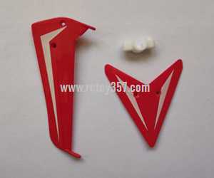RCToy357.com - [New version]SYMA S39 RC Helicopter toy Parts Tail decorative(Red)