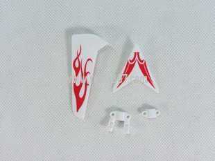 RCToy357.com - SYMA S032 S032G toy Parts Tail decoration(Red)