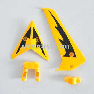 RCToy357.com - SYMA S107 S107C S107G toy Parts tail decoration Yellow - Click Image to Close