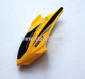 RCToy357.com - SYMA S107H RC Helicopter toy Parts Head cover [Yellow]