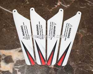 RCToy357.com - SYMA S107H RC Helicopter toy Parts Main blade [Red]