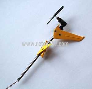 RCToy357.com - SYMA S107H RC Helicopter toy Parts Overall tail assembly [Yellow]