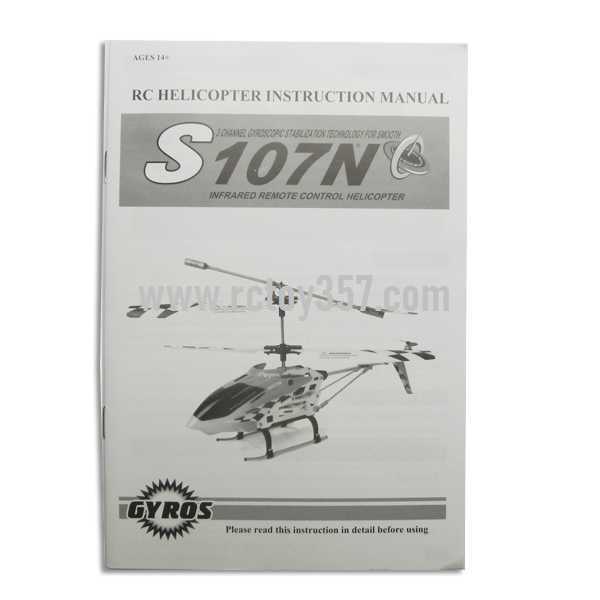 RCToy357.com - SYMA S107N toy Parts Manual book - Click Image to Close
