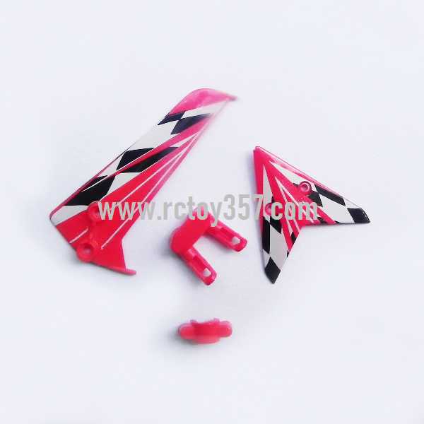 RCToy357.com - SYMA S107N toy Parts Tail decorative set(Red)