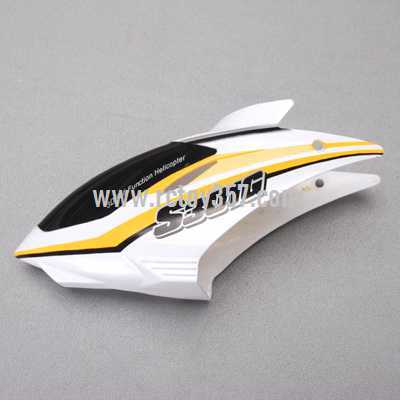 RCToy357.com - SYMA S301 S301G toy Parts Head cover\Canopy(Yellow/white)