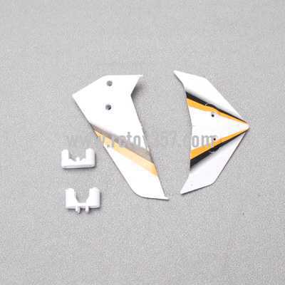 RCToy357.com - SYMA S301 S301G toy Parts Tail decorative set(Yellow/white)