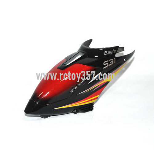 RCToy357.com - SYMA S31 toy Parts Head cover\Canopy(Black)