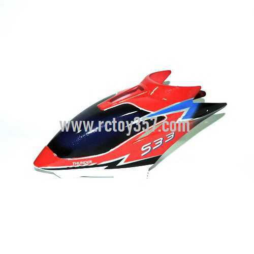 RCToy357.com - SYMA S33 toy Parts Head cover\Canopy(Red)