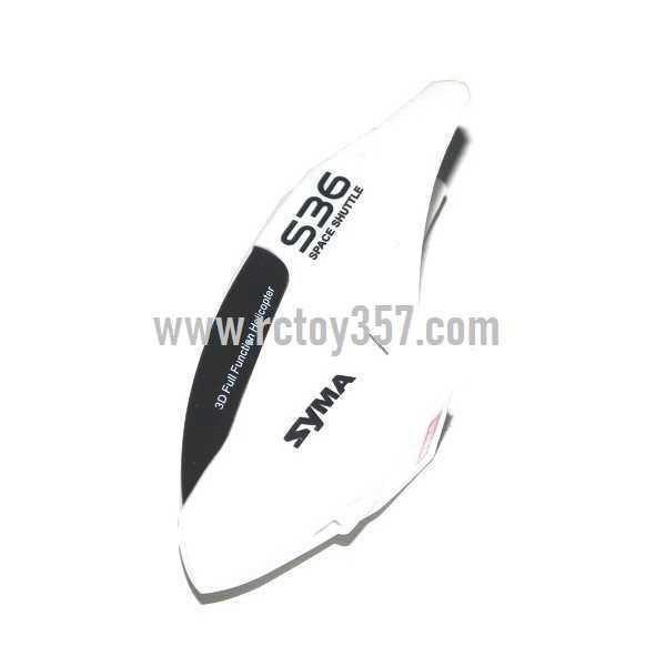 RCToy357.com - SYMA S36 toy Parts Head cover\Canopy(White)