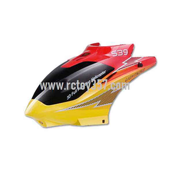 RCToy357.com - SYMA S39 toy Parts Head cover/Canopy(Yellow)