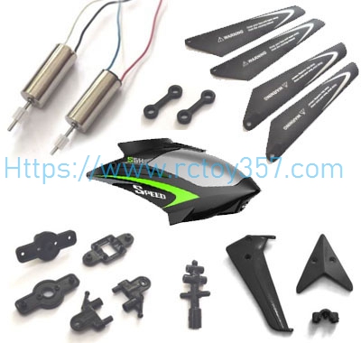 RCToy357.com - Parts set Black Syma S5H RC Helicopter Spare Parts