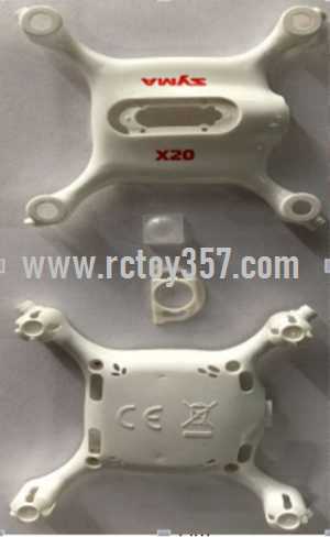 RCToy357.com - SYMA X20 RC Quadcopter toy Parts Fuselage [White]