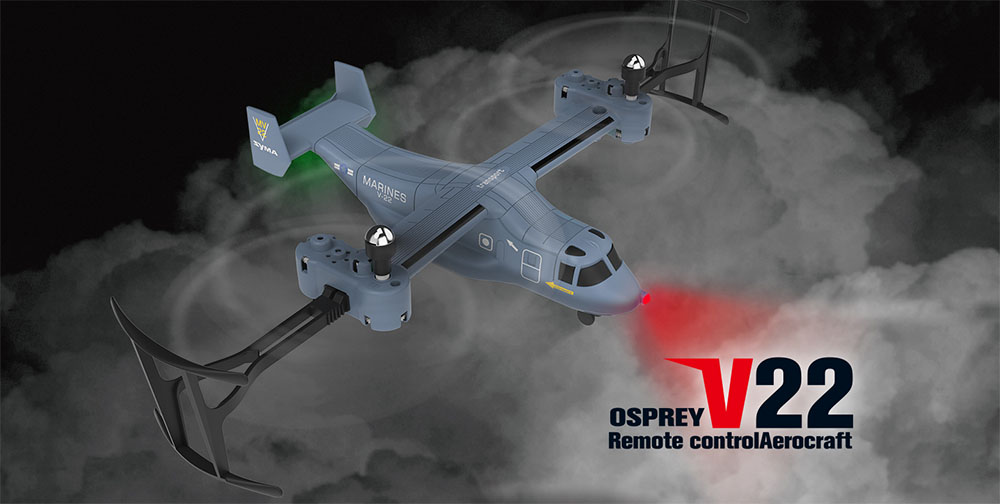 SYMA V22 One Key Takeoff Fixed Altitude Stunt Simulation Remote Control Helicopter Toys Gifts