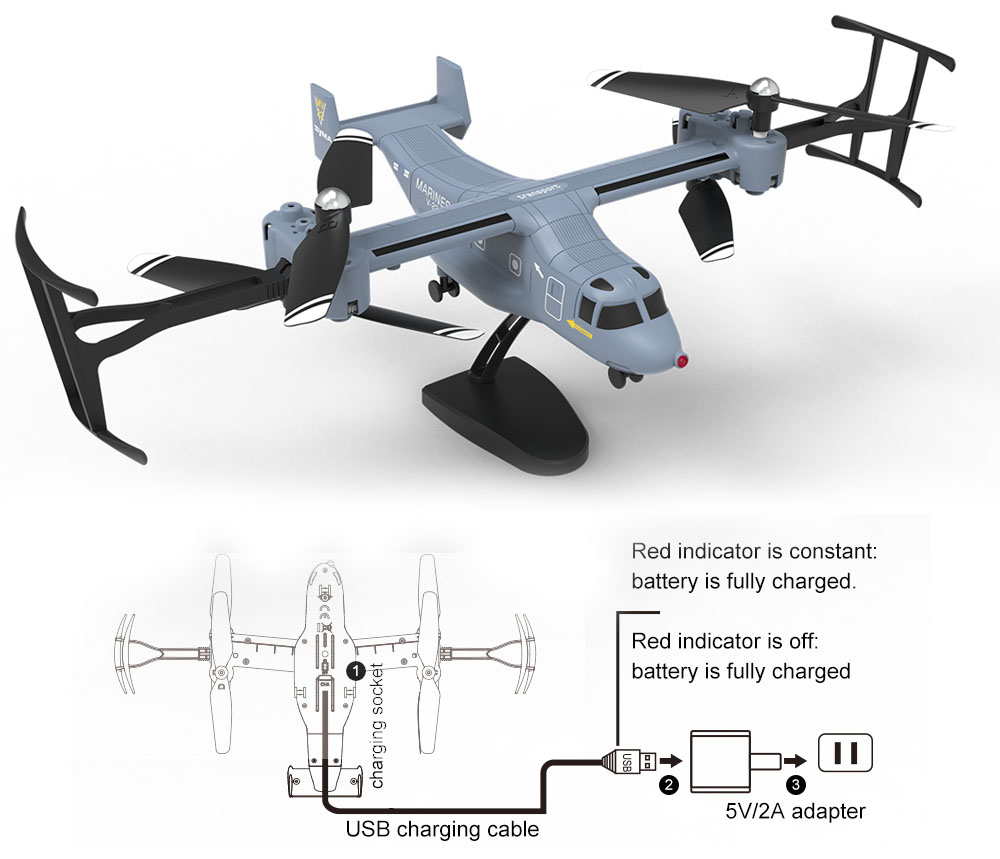 SYMA V22 One Key Takeoff Fixed Altitude Stunt Simulation Remote Control Helicopter Toys Gifts