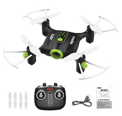 (image for) SYMA X20P 2.4G 4CH Altitude Hold Mode Remote Control Pocket Drone Headless RC Quadcopter For Gift