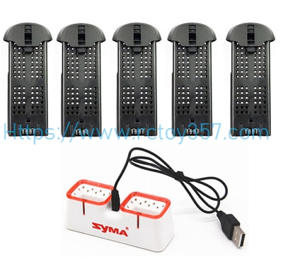 (image for) Battery Black + 2 in 1 Charger Syma X22SW RC Quadcopter Spare Parts
