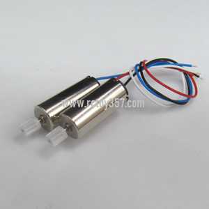 RCToy357.com - Motor Black-White Wire + Motor Red-Blue Wire Syma X26 RC Quadcopter Spare Parts