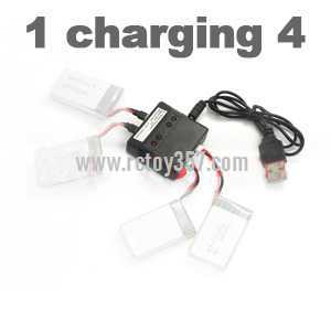 RCToy357.com - Bayangtoys X8 RC Quadcopter toy Parts Battery Charger Kit /1 charging 4