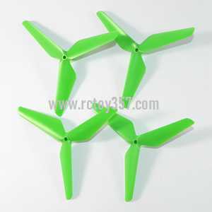 RCToy357.com - SYMA X5SW Quadcopter toy Parts Blades set(green) - Click Image to Close