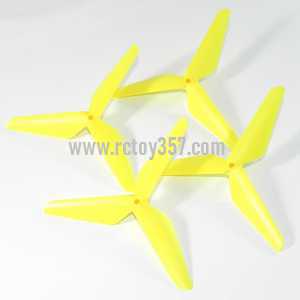 RCToy357.com - SYMA X5C Quadcopter toy Parts Blades set（yellow）