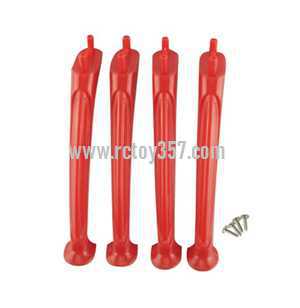 (image for) SYMA X5HC RC Quadcopter toy Parts Support plastic bar (4 pcs) [Red]