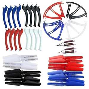 4 Colors 3 Piece Set Blade Propellers Protective Frames Landing Skids + 4PCS CW CCW Motor SYMA X5SC RC Quadcopter Spare Parts (image for) 4 Colors 3 Piece Set Blade Propellers Protective Frames Landing Skids + 4PCS CW CCW Motor SYMA X5SC RC Quadcopter Spare Parts