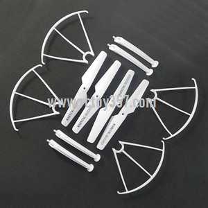 (image for) SYMA X5SW Quadcopter toy Parts Blades set + Support plastic bar + Outer frame [White]