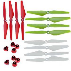 RCToy357.com - Propellers(White) + Propellers(Blue) + Propellers Cover + Propellers(Green) SYMA X8SC RC Quadcopter Spare Parts