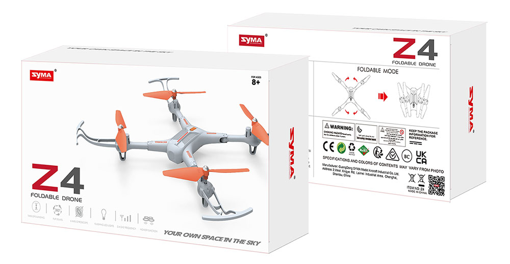 SYMA Z4 Storm Quadcopter 360° degree flip remote controller Toys Gifts