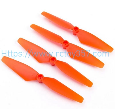 RCToy357.com - Propeller Orange 1set Syma Z4 RC Quadcopter Spare Parts