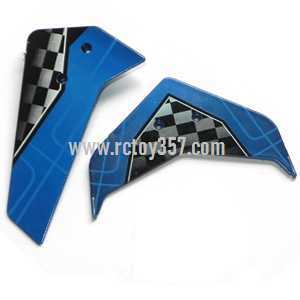 RCToy357.com - UDI RC Helicopter U16 toy Parts Tail decorative set(Blue)