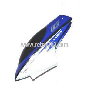 RCToy357.com - UDI RC U3 toy Parts Head cover\Canopy(Blue)