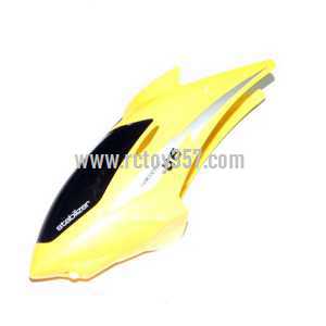 RCToy357.com - UDI U6 toy Parts Head cover\Canopy(Yellow) - Click Image to Close