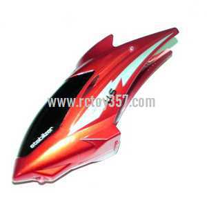 RCToy357.com - UDI U6 toy Parts Head cover\Canopy(Red)