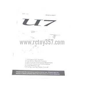 RCToy357.com - UDI RC U7 toy Parts English manual book