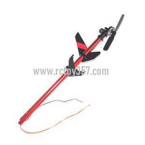 RCToy357.com - UDI RC U7 toy Parts Whole Tail Unit Module(Red)