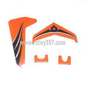 RCToy357.com - UDI RC U7 toy Parts Tail decorative set (Orange)