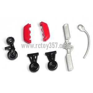 RCToy357.com - UDI RC Helicopter U801 U801A toy Parts decorative set