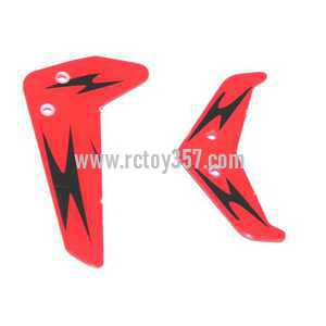 (image for) UDI RC U802 toy Parts Tail decorative set (Red)